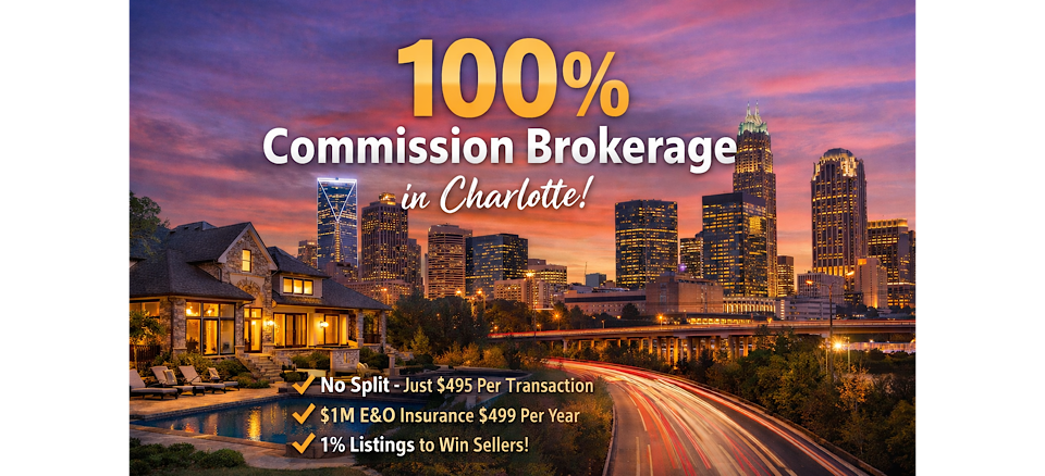 One Charlotte Realty - 100% Commission Realty in Charlotte NC