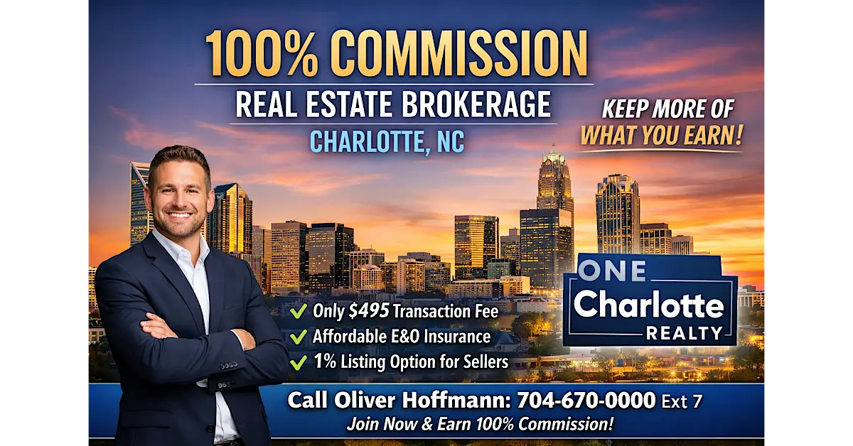 100% commission Realty Charlotte NC