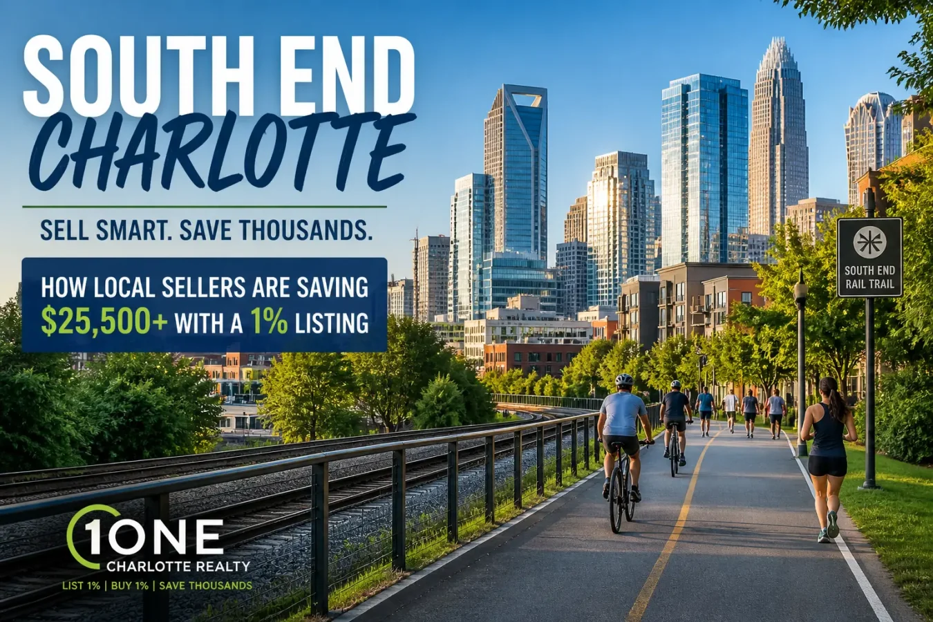 Sellers: Sell your Southend, Charlotte Home for 1% listing commission