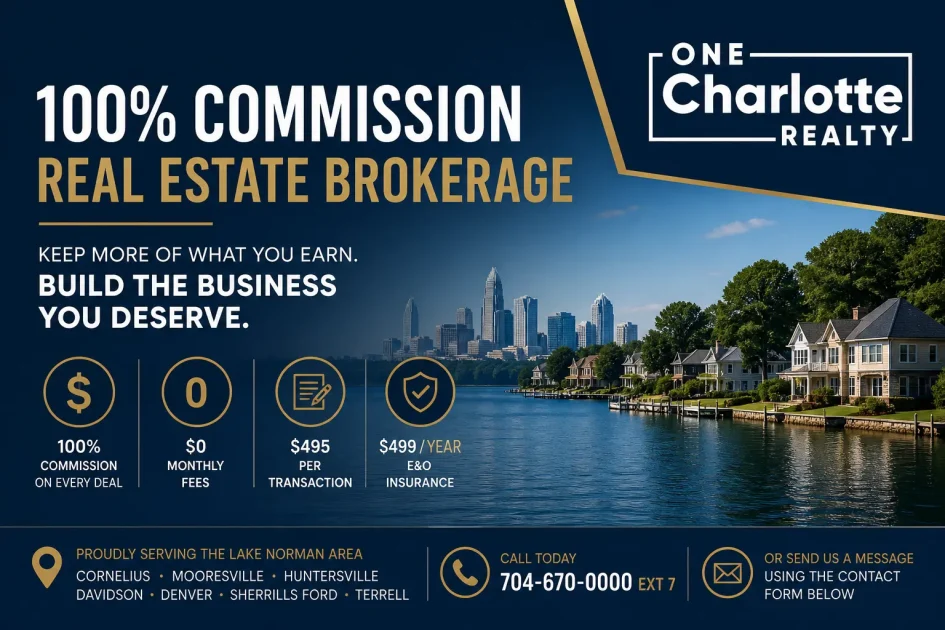 Lake Norman 100% Commission Realty