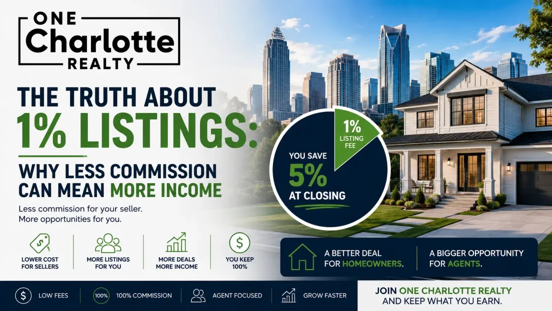 1% Listings with One Charlotte Realty