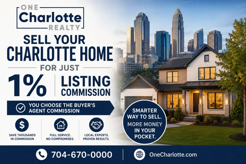 List your Charlotte Home for 1% commission