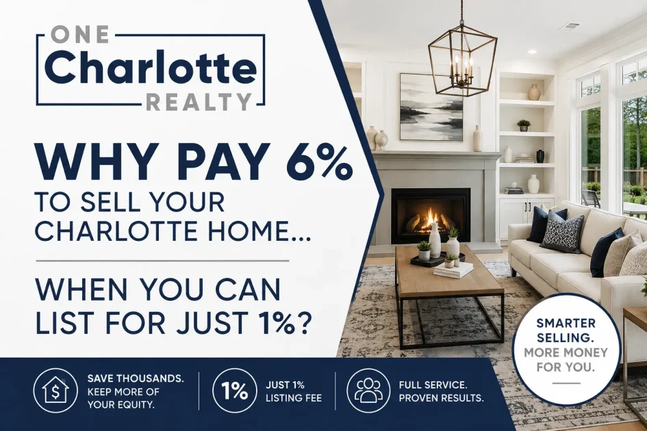 Why Pay 6% to Sell Your Charlotte Home When You Can List for Just 1%?